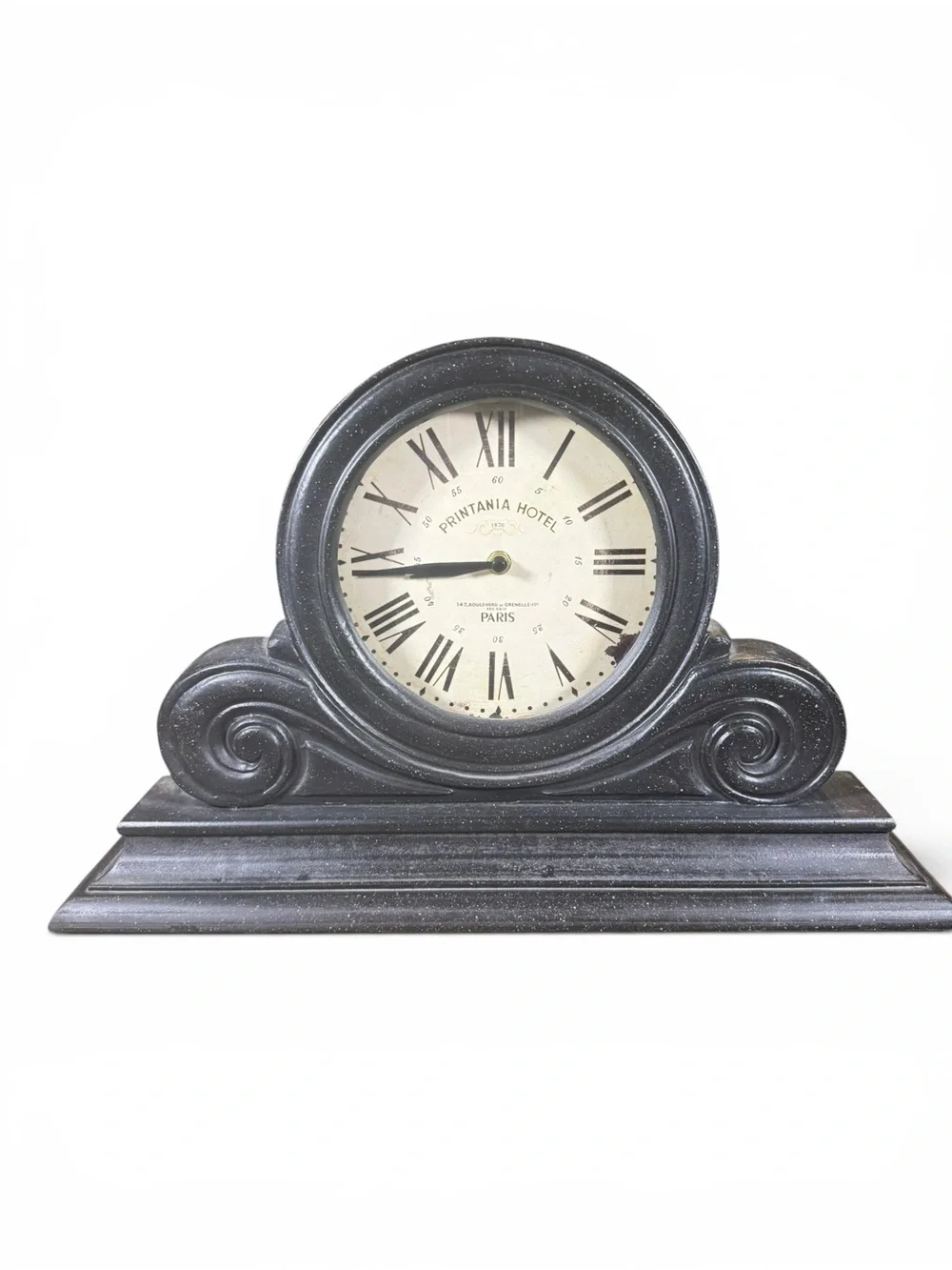Black Mantel Clock - Vintage-Style Home Wall Decor